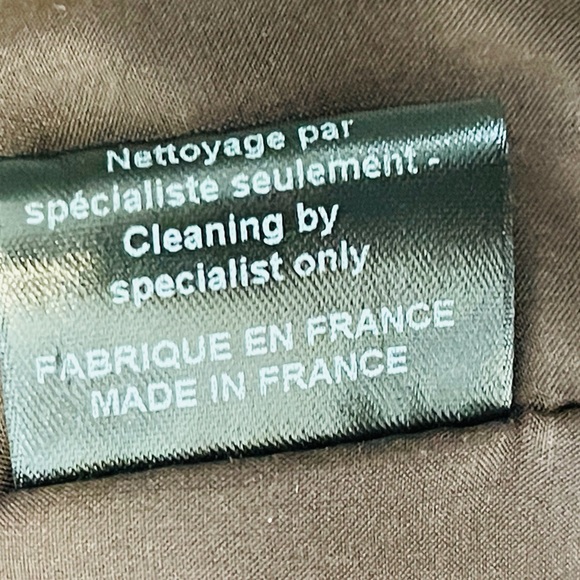 ❤️ LONGCHAMP PARIS DESIGNER LUXURY LAMB KIDSKIN LEATHER CROPPED RUCHED JACKET - Picture 9 of 14